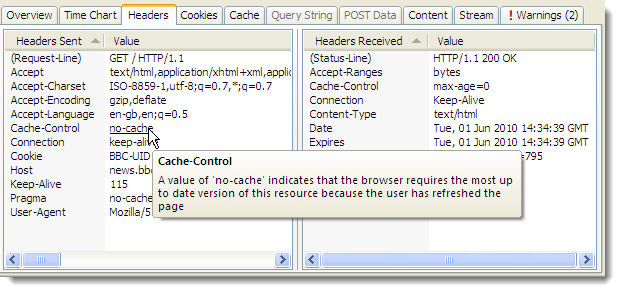 Data Tip for Header