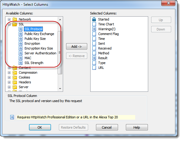 SSL Columns