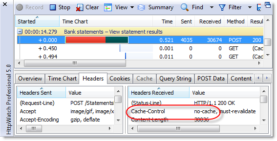 No-cache Header